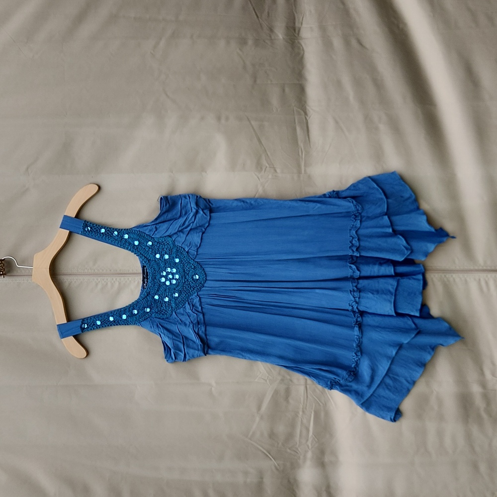 Sparkle and Crochet Babydoll Top